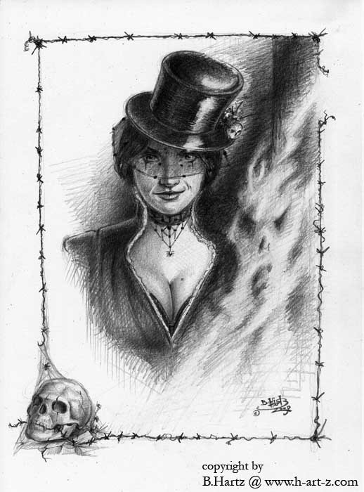 Illustration: Graveyard Beauty 1