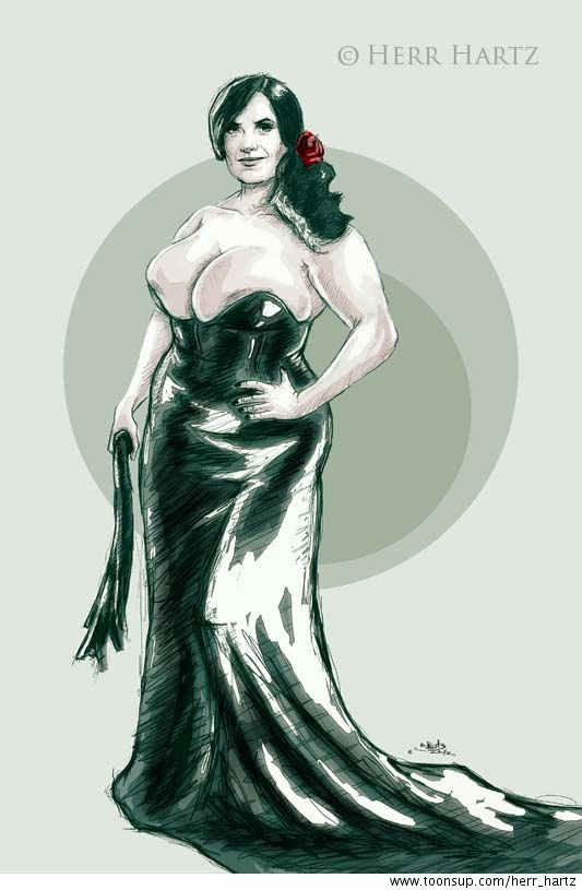 Illustration: Bildnis einer Herrin 1