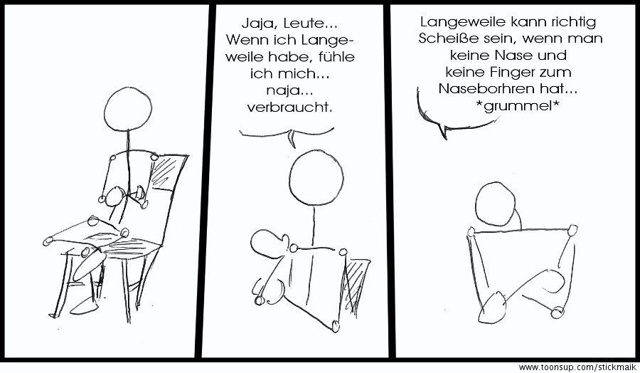 Cartoon: Ein Nachteil... 1