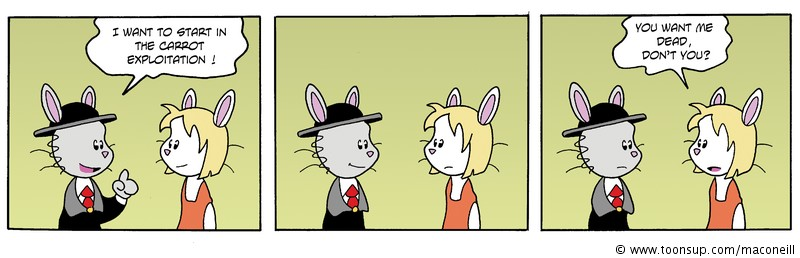 Comic: The adventures of Rabbit jacob : Carrot crisis n°18 1