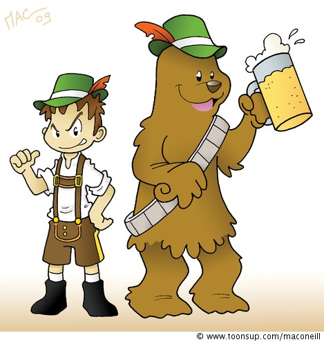 Cartoon: Oktoberfest in Star wars 1