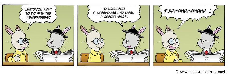 Comic: The adventures of Rabbit jacob : Carrot crisis n°56 1