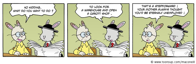 Comic: The adventures of Rabbit jacob : Carrot crisis n°57 1