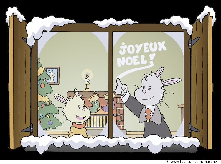 Illustration: Rabbit jacob: Merry christmas 1
