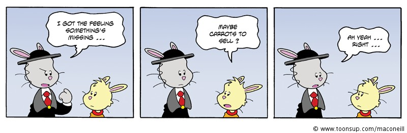 Comic: The adventures of Rabbit jacob : Carrot crisis n°81 1