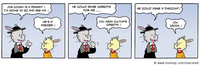 Comic: The adventures of Rabbit jacob : Carrot crisis n°82 1