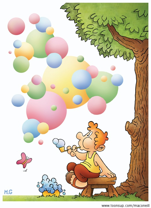 Rate- / Wimmelbild: Bubbles 1