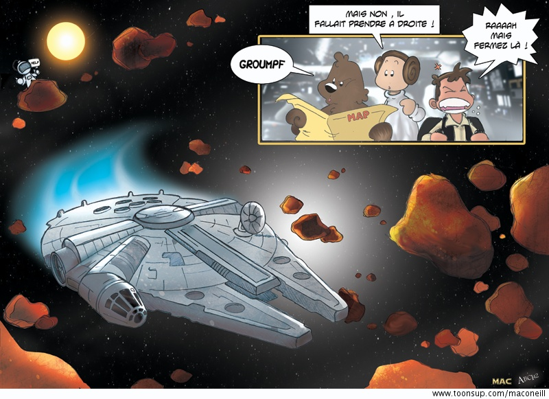 Illustration: Wedding gift : Star wars 1