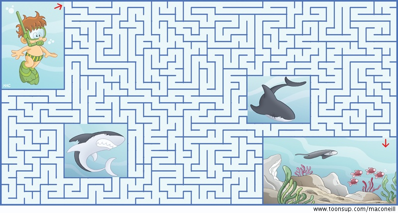 Picture Puzzle: The swimmer 1