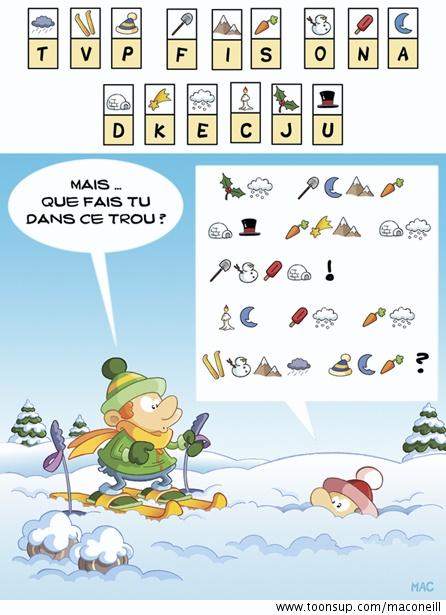 Picture Puzzle: Le ski de fond 1