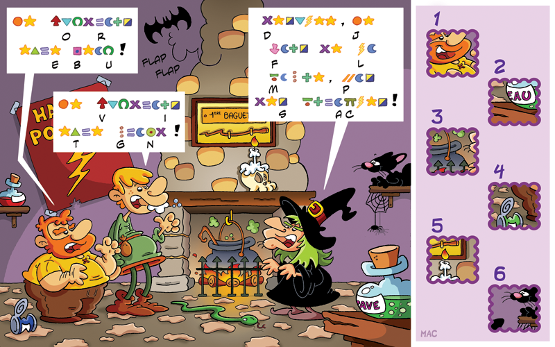 Rate- / Wimmelbild: The witch 1