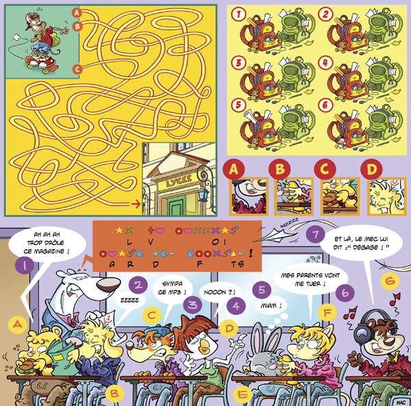Picture Puzzle: School time 1
