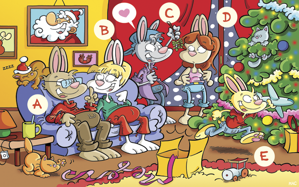 Rate- / Wimmelbild: The gift 1