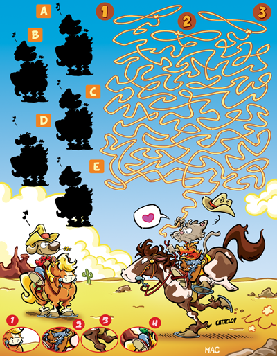Rate- / Wimmelbild: Western 1