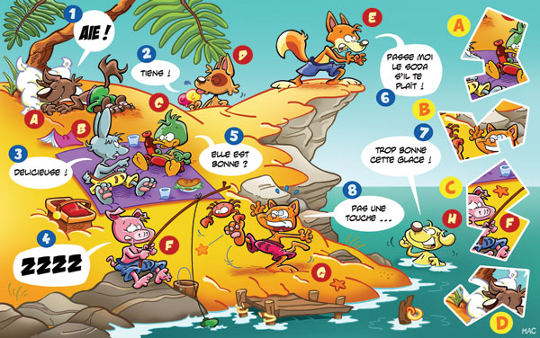 Rate- / Wimmelbild: The Beach 1