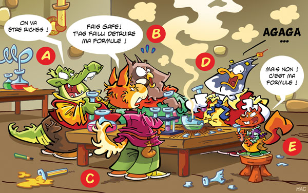 Rate- / Wimmelbild: The Alchemists 1