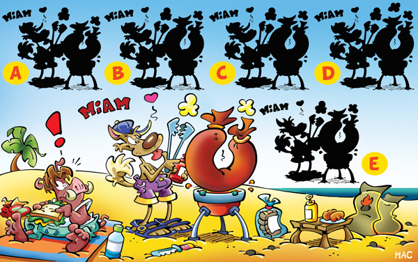 Rate- / Wimmelbild: Hot dog 1