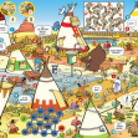 Native american's village