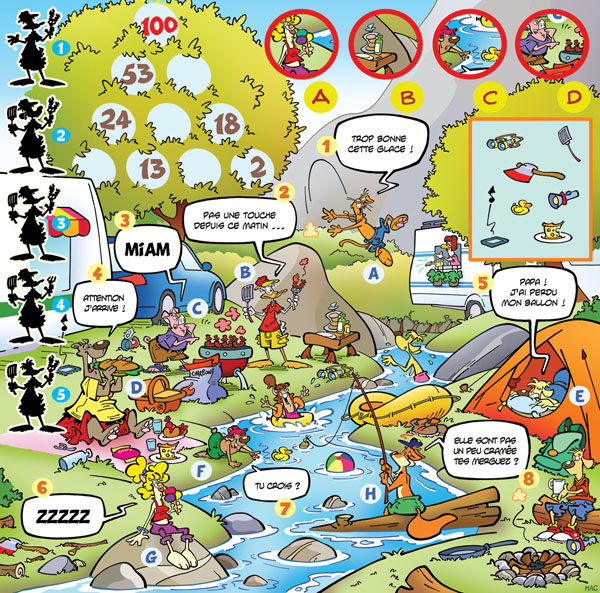 Picture Puzzle: Camping 1