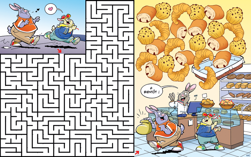Rate- / Wimmelbild: La boulangerie 1