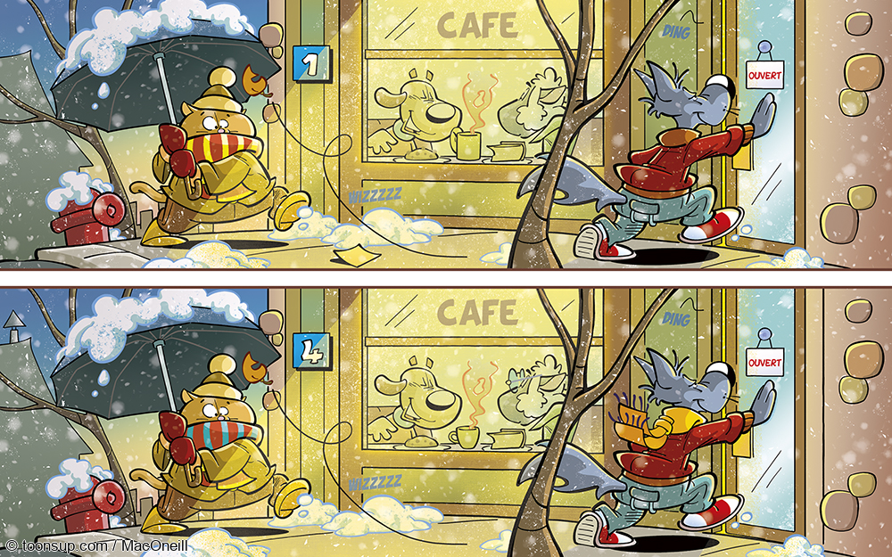 Picture Puzzle: Le cafe 1