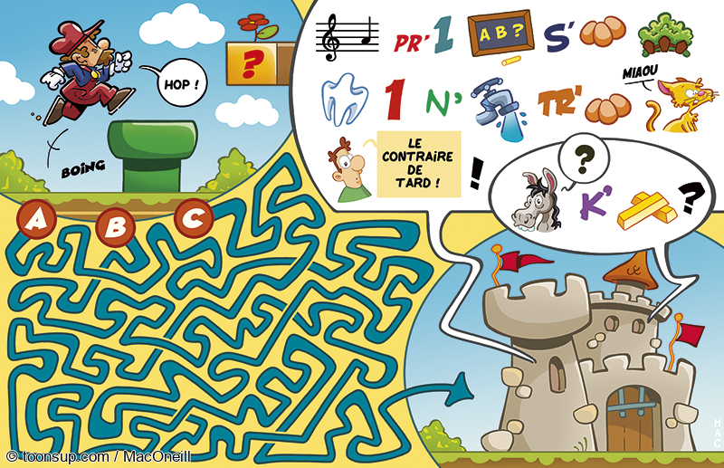 Rate- / Wimmelbild: Mario Bros 1