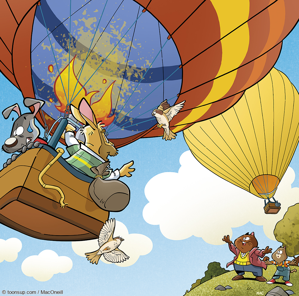 Illustration: Les mongolfieres 1