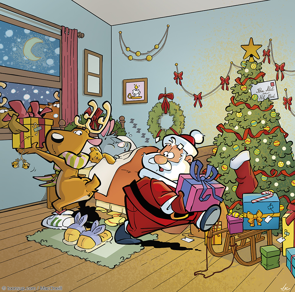 Illustration: Christmas 2023 WIP 1