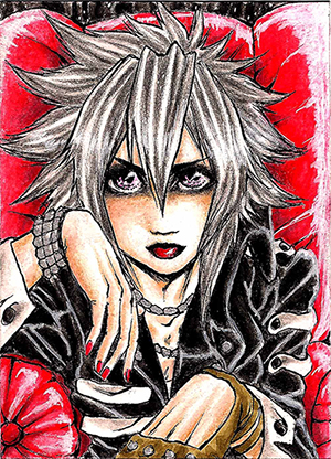 Illustration: #001 'Visual Kei' 1