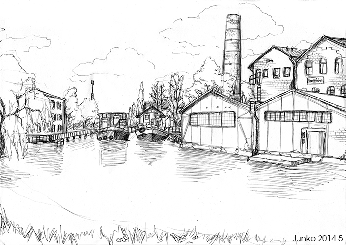 Illustration: 01 - Hausboot 1