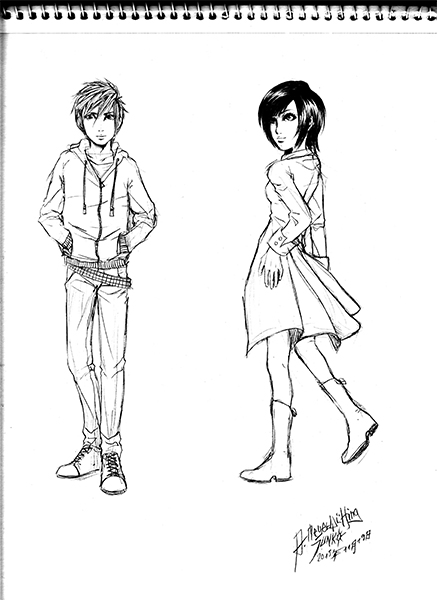 Illustration: Character Scribble 1