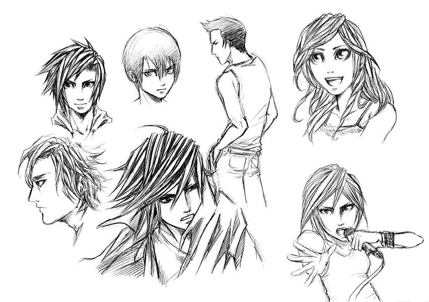 Concept Art / Character Design: sketch 1