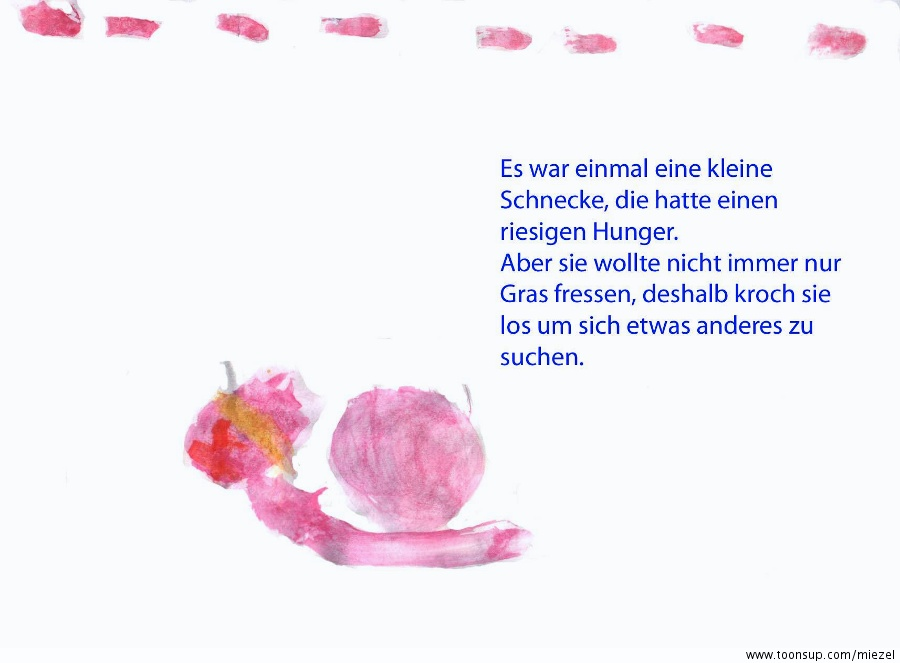 Comic: Die kleine Schnecke 1