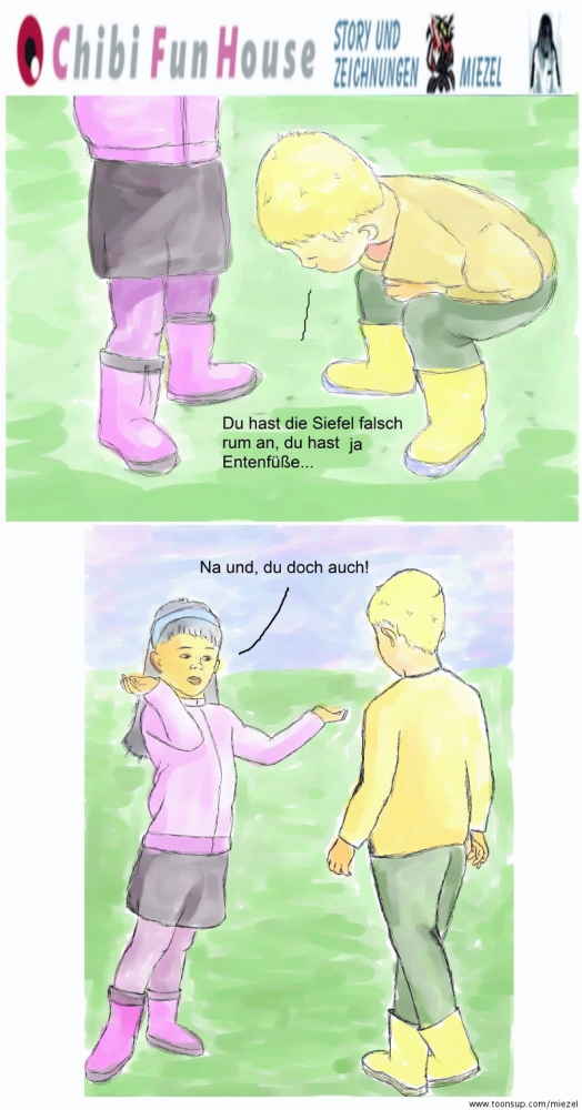 Cartoon: Entenfüße 1