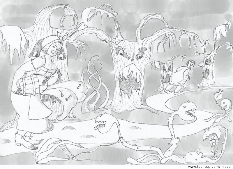 Illustration: Im Garten 1