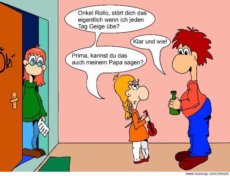Cartoon: Geige 1
