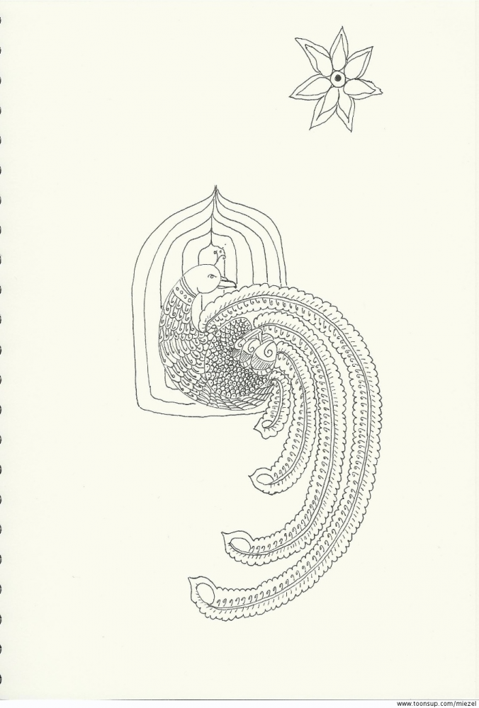 Illustration: Paradiesvogel 1
