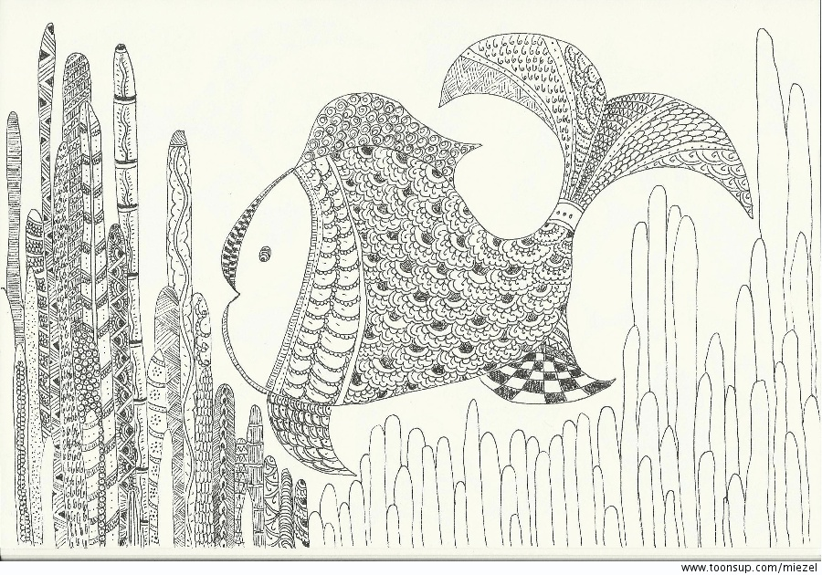 Illustration: Kampf-Fisch 2