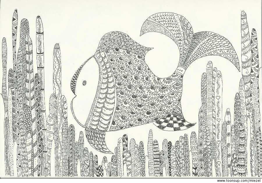 Illustration: Kampf-Fisch 3