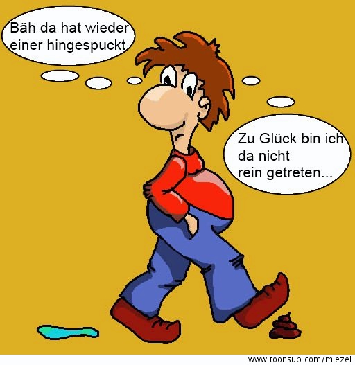 Cartoon: Glück gehabt 1