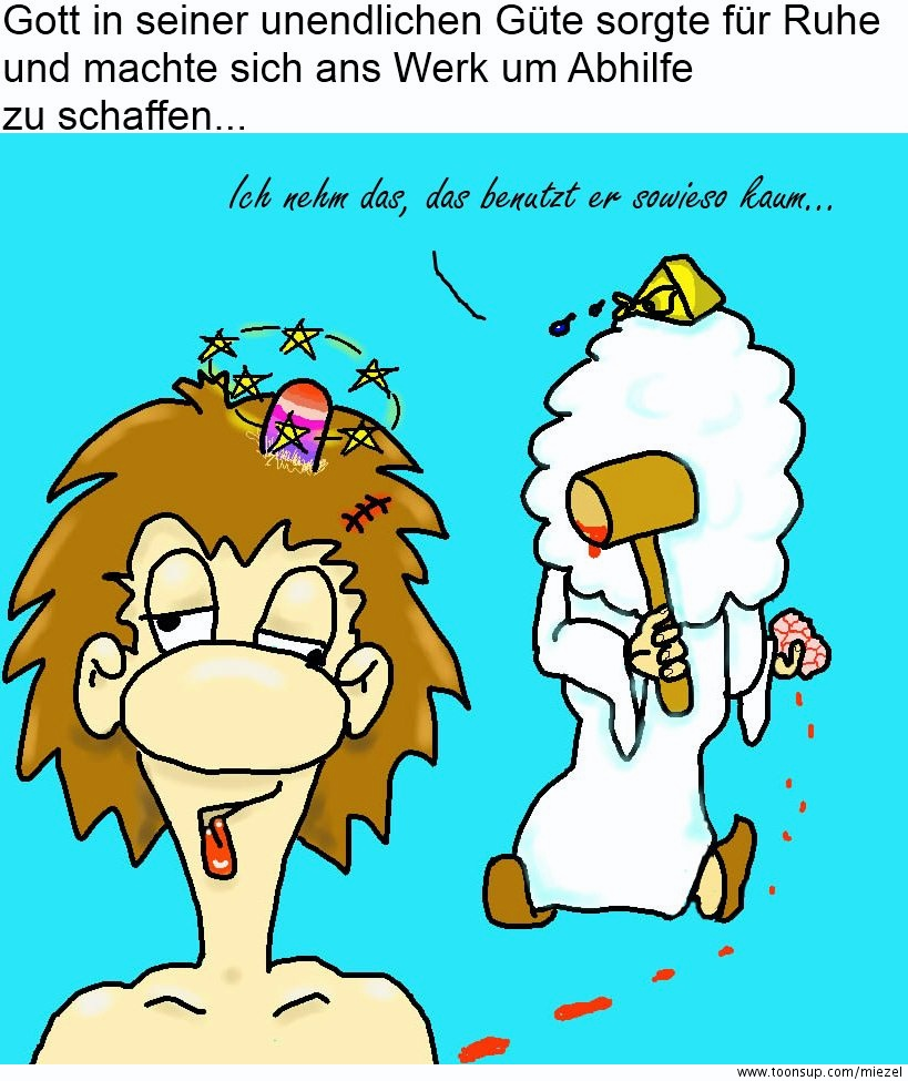 Comic: Vertreibung aus dem Paradis 7