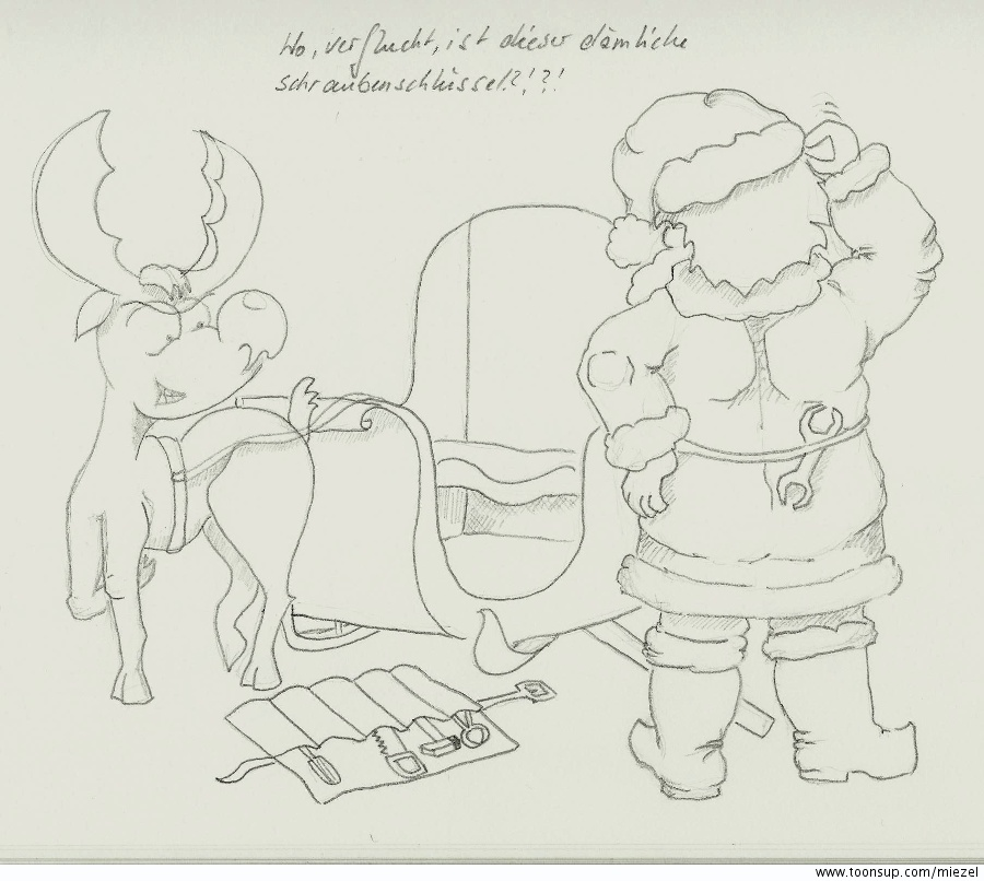 Cartoon: Weihnachten fällt aus, weil 1