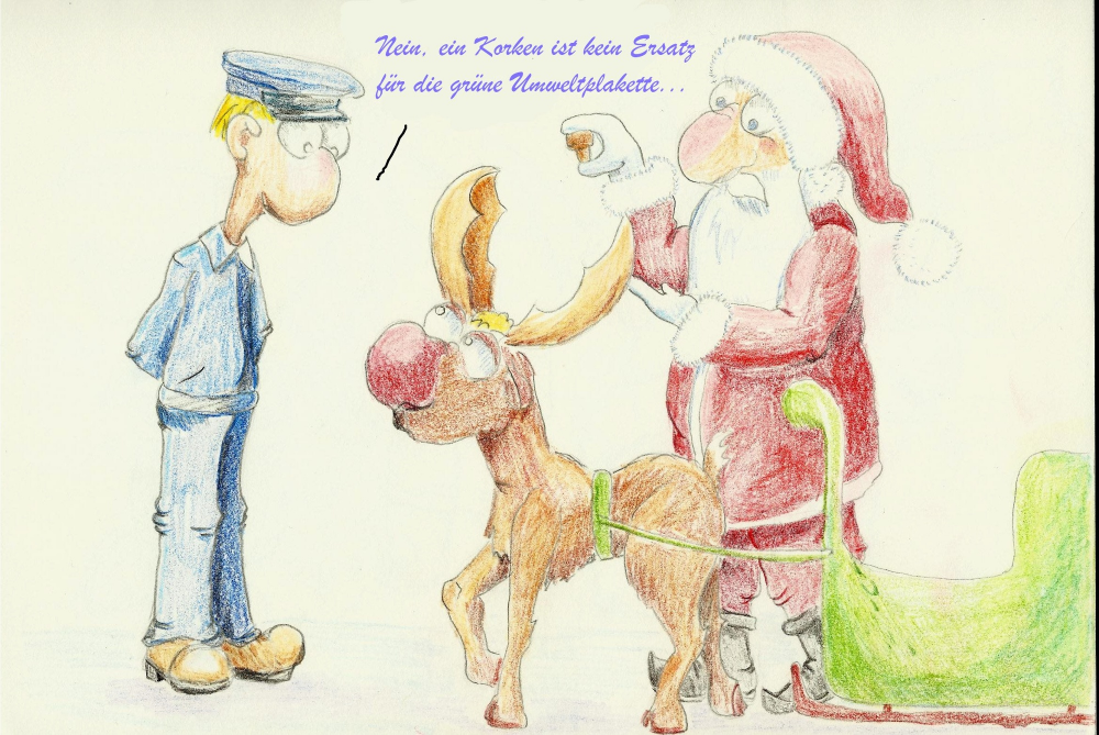 Cartoon: Weihnachten fällt aus, weil 1