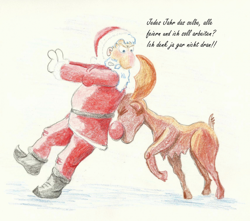 Cartoon: Weihnachten fällt aus, weil 1