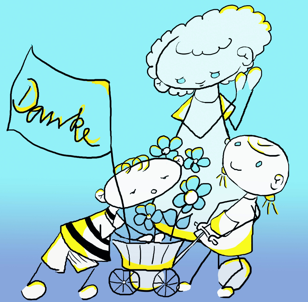 Cartoon: Alles Gute und Danke 1