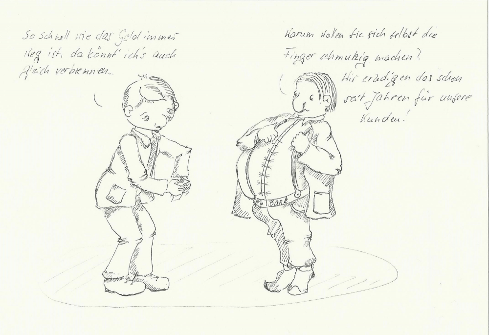 Cartoon: verbrennen 1