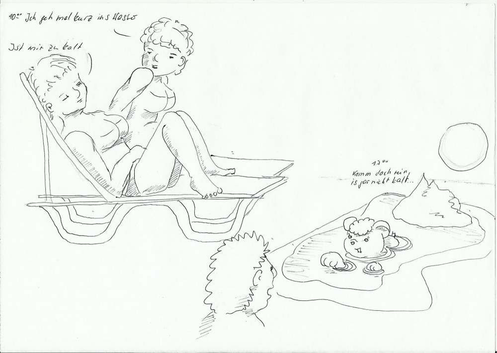 Cartoon: Wasserwärme 1