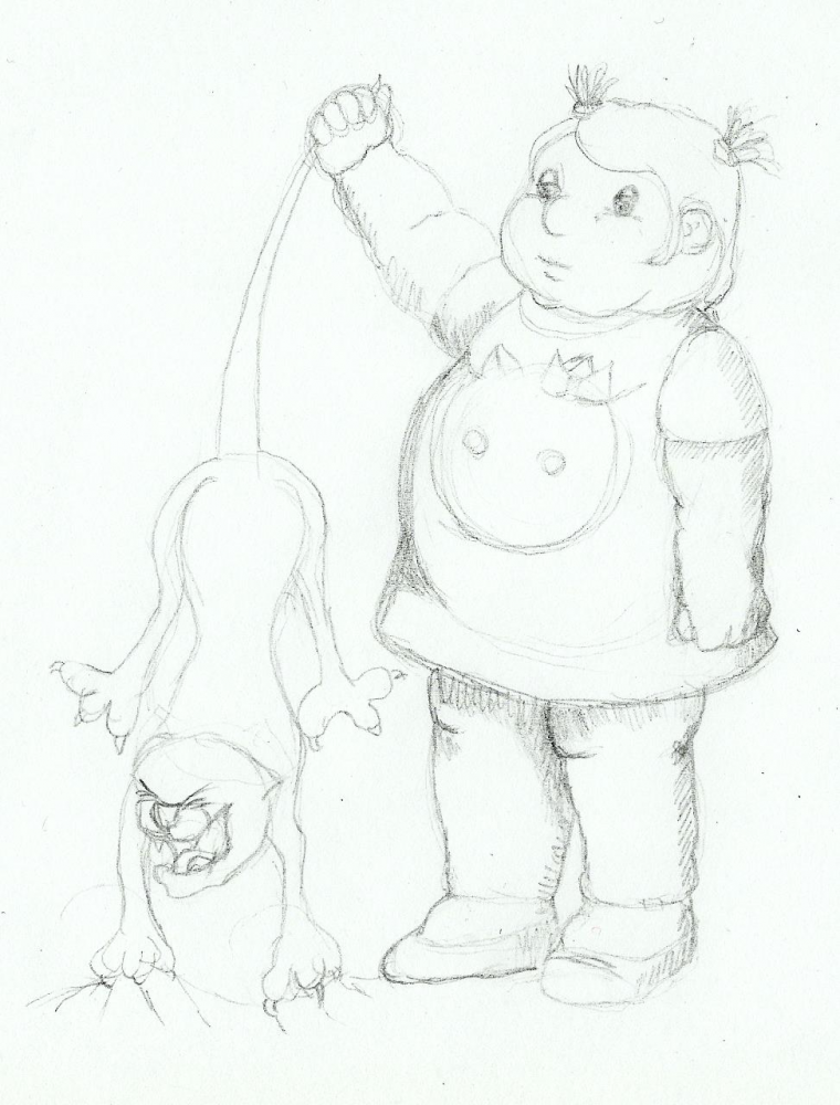 Cartoon: Kinder und Tiere 1