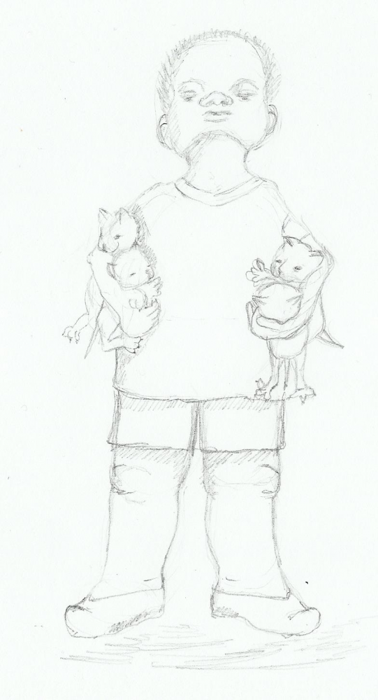 Cartoon: Kinder und Tiere 2