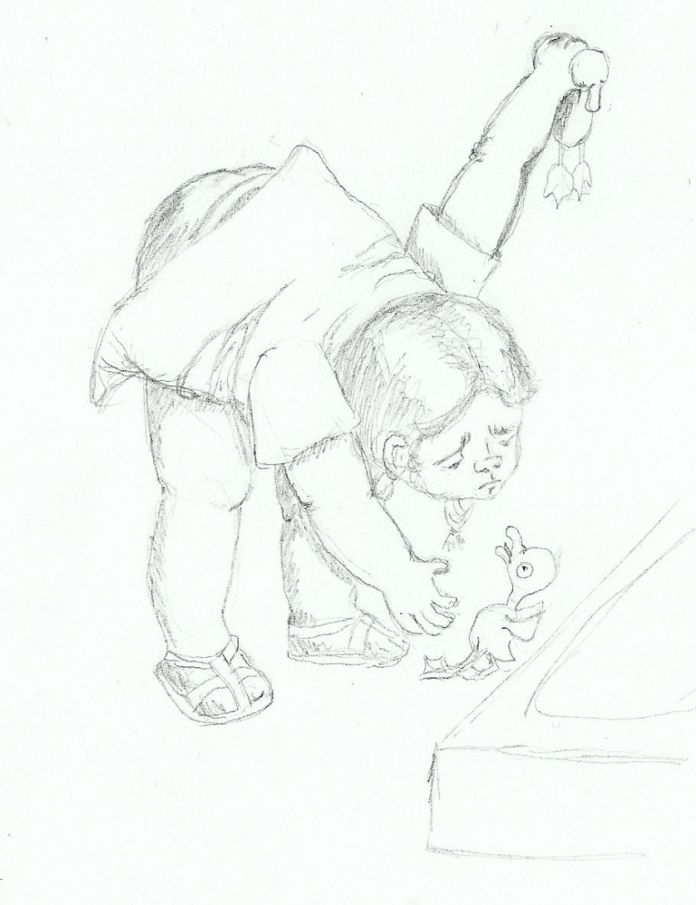 Cartoon: Kinder und Tiere 3